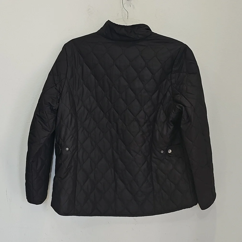 Eddie Bauer Women's Year Round Quilted Field Jacket Black Size Large - Picture 5 of 12